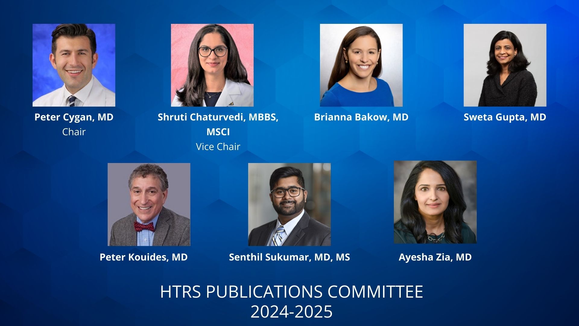 HTRS Publications Committee 2024-2025